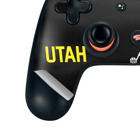NBA Utah Jazz Jersey Google Stadia Controller Skin